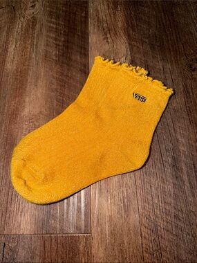 Vans girls socks gold glitter NWOT